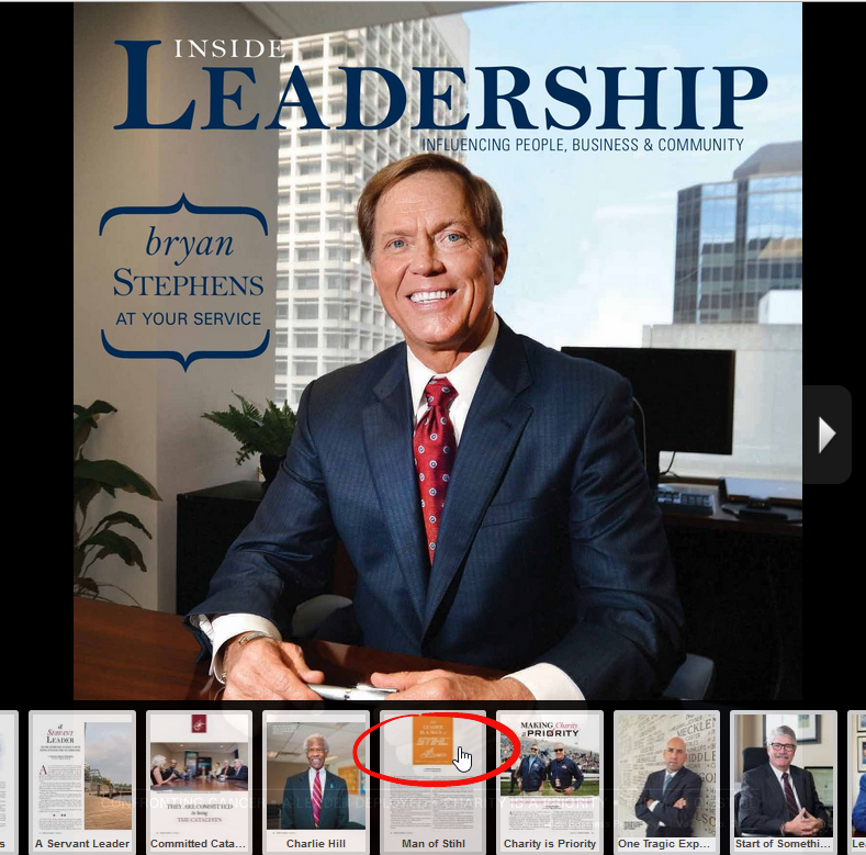 Inside Leadership magazine, June 2015. See Fred Whyte article on page 32.